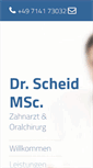 Mobile Screenshot of drscheid.info